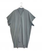 Y'sワイズ）の古着「半袖ワンピース」｜グレー