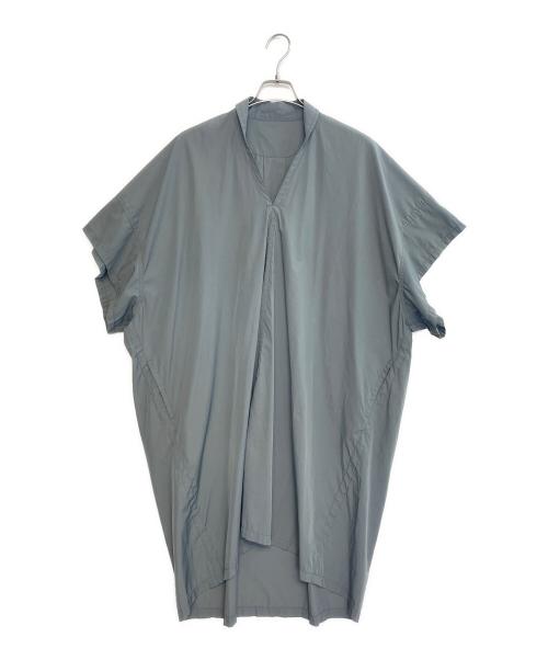 Y's（ワイズ）Y's (ワイズ) 半袖ワンピース グレー サイズ:2の古着・服飾アイテム