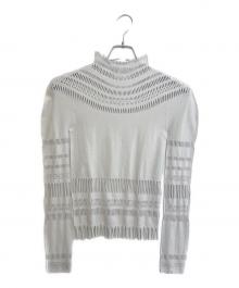 ISSEY MIYAKE（イッセイミヤケ）の古着「フリンジカットソー」｜ライトグレー