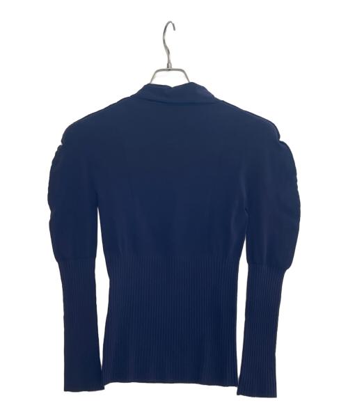 PLEATS PLEASE ISSEY MIYAKE（プリーツプリーズ イッセイミヤケ）PLEATS PLEASE ISSEY MIYAKE (プリーツプリーズ イッセイミヤケ) 長袖カットソー ネイビー サイズ:3の古着・服飾アイテム