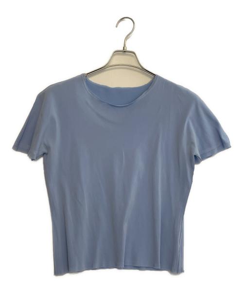 PLEATS PLEASE ISSEY MIYAKE（プリーツプリーズ イッセイミヤケ）PLEATS PLEASE ISSEY MIYAKE (プリーツプリーズ イッセイミヤケ) 半袖カットソー スカイブルー サイズ:3の古着・服飾アイテム