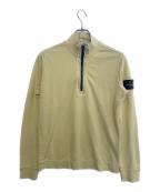 STONE ISLANDストーンアイランド）の古着「ハーフジップスウェット」｜イエロー