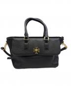 TORY BURCHトリーバーチ）の古着「2WAYショルダーバッグ」｜ブラック