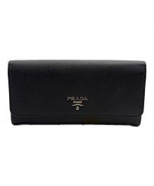PRADA（プラダ）の古着「長財布」｜ブラック