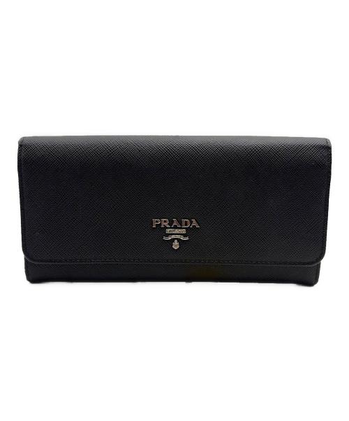 PRADA（プラダ）PRADA (プラダ) 長財布 ブラックの古着・服飾アイテム