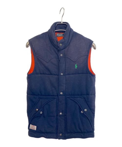 POLO RALPH LAUREN（ポロ・ラルフローレン）POLO RALPH LAUREN (ポロ・ラルフローレン) 中綿ベスト ネイビー サイズ:XSの古着・服飾アイテム