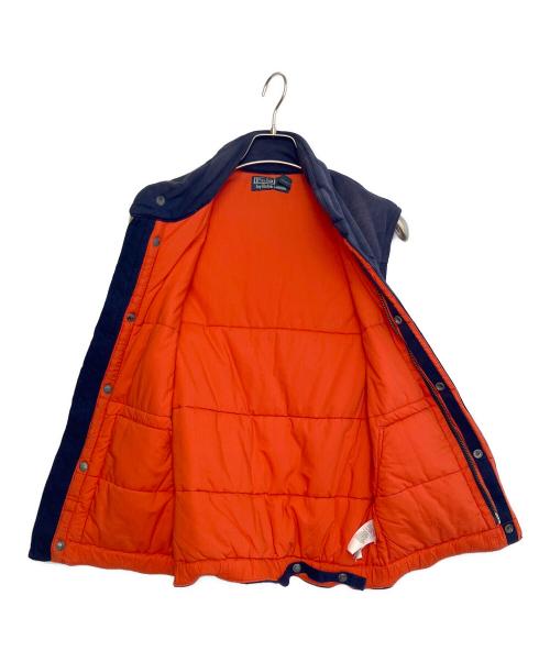 POLO RALPH LAUREN（ポロ・ラルフローレン）POLO RALPH LAUREN (ポロ・ラルフローレン) 中綿ベスト ネイビー サイズ:XSの古着・服飾アイテム