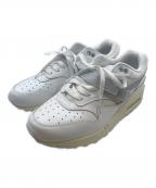 NIKEナイキ）の古着「NIKE Air Max 1 PRM Summit White/Metallic Silver（ナイキ　エアマックス1）」｜ホワイト