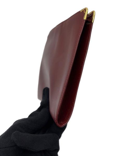 Cartier（カルティエ）Cartier (カルティエ) ポーチ ボルドーの古着・服飾アイテム