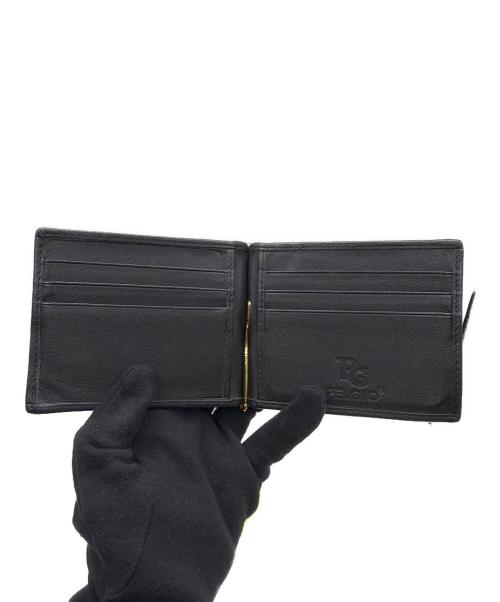 PELGIO（ペラギウス）PELGIO (ペラギウス) 2つ折り財布 ブラックの古着・服飾アイテム