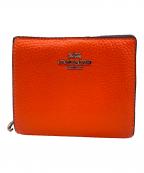 COACHコーチ）の古着「2つ折り財布」｜オレンジ
