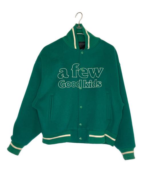 A FEW GOOD KIDS（アフューグッドキッズ）A FEW GOOD KIDS (アフューグッドキッズ) スタジャン グリーン サイズ:Lの古着・服飾アイテム