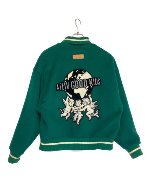 A FEW GOOD KIDS（アフューグッドキッズ）A FEW GOOD KIDS (アフューグッドキッズ) スタジャン グリーン サイズ:Lの古着・服飾アイテム