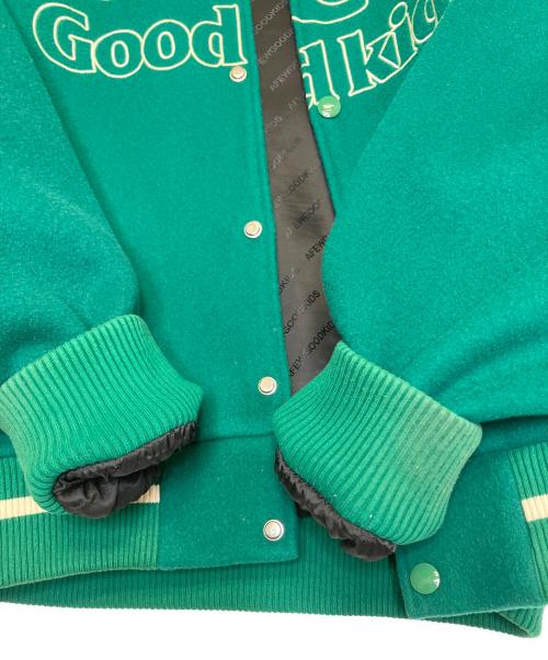 A FEW GOOD KIDS（アフューグッドキッズ）A FEW GOOD KIDS (アフューグッドキッズ) スタジャン グリーン サイズ:Lの古着・服飾アイテム