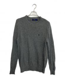 POLO RALPH LAUREN（ポロ・ラルフローレン）の古着「厚手ニット」｜グレー