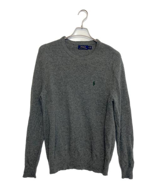 POLO RALPH LAUREN（ポロ・ラルフローレン）POLO RALPH LAUREN (ポロ・ラルフローレン) 厚手ニット グレー サイズ:Sの古着・服飾アイテム