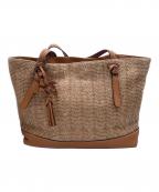 COLE HAANコールハーン）の古着「レザートートバッグ」｜アイボリー