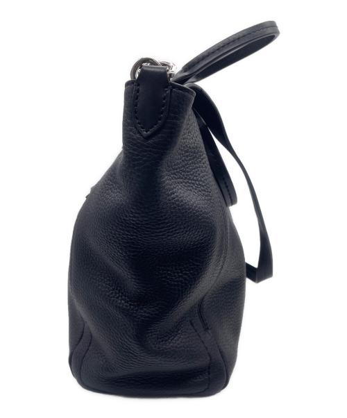 COLE HAAN（コールハーン）COLE HAAN (コールハーン) 2wayレザートートバッグ ブラックの古着・服飾アイテム