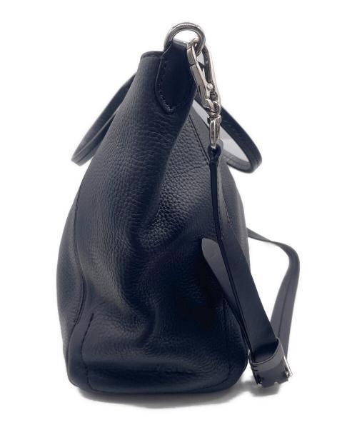 COLE HAAN（コールハーン）COLE HAAN (コールハーン) 2wayレザートートバッグ ブラックの古着・服飾アイテム