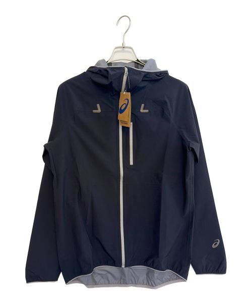 asics（アシックス）asics (アシックス) 防水ジャケット ネイビー サイズ:L 未使用品の古着・服飾アイテム