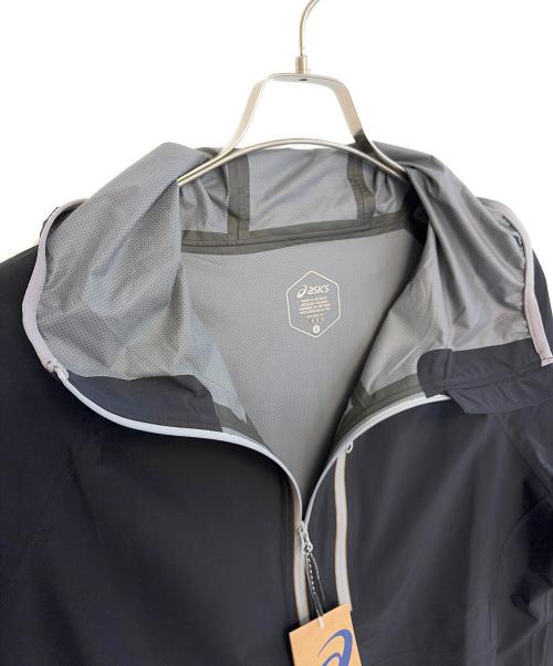 asics（アシックス）asics (アシックス) 防水ジャケット ネイビー サイズ:L 未使用品の古着・服飾アイテム