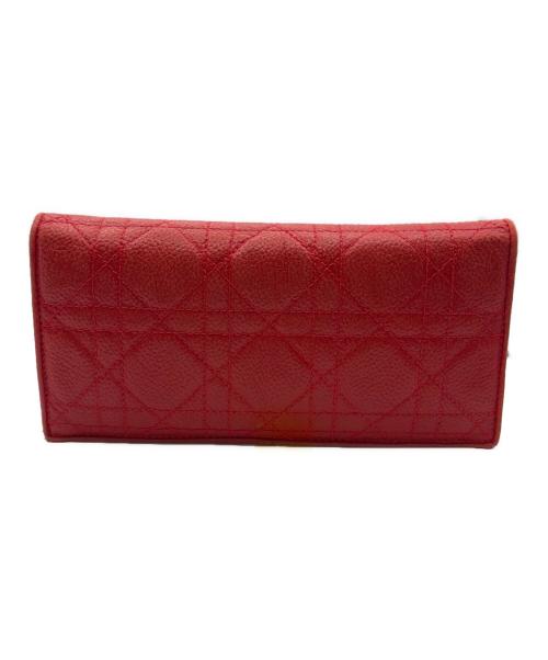Christian Dior（クリスチャン ディオール）Christian Dior (クリスチャン ディオール) 札入れ レッドの古着・服飾アイテム