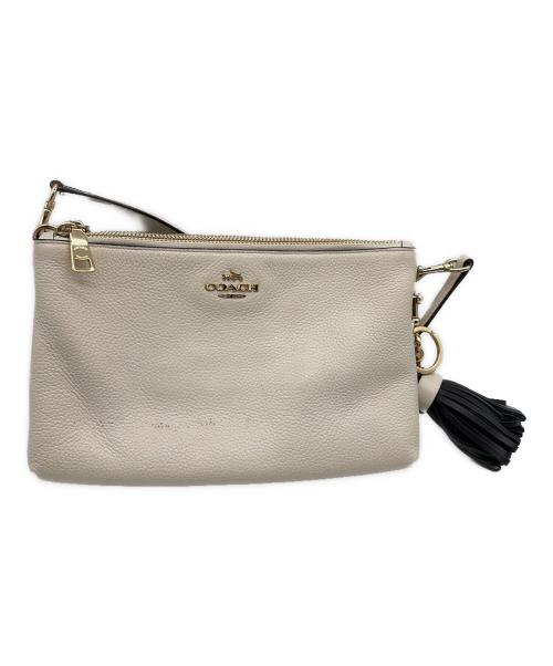 COACH（コーチ）COACH (コーチ) ショルダーバッグ アイボリーの古着・服飾アイテム