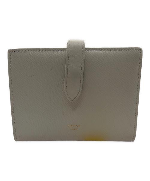CELINE（セリーヌ）CELINE (セリーヌ) 2つ折り財布 ホワイトの古着・服飾アイテム