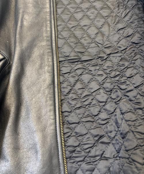 WARNER BROS（ワーナーブラザース）WARNER BROS (ワーナーブラザース) レザージャケット ブラック サイズ:Ｍの古着・服飾アイテム