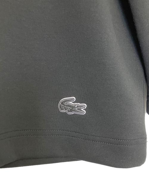 LACOSTE（ラコステ）LACOSTE (ラコステ) 長袖カットソー ブラック×ホワイト サイズ:US Mの古着・服飾アイテム
