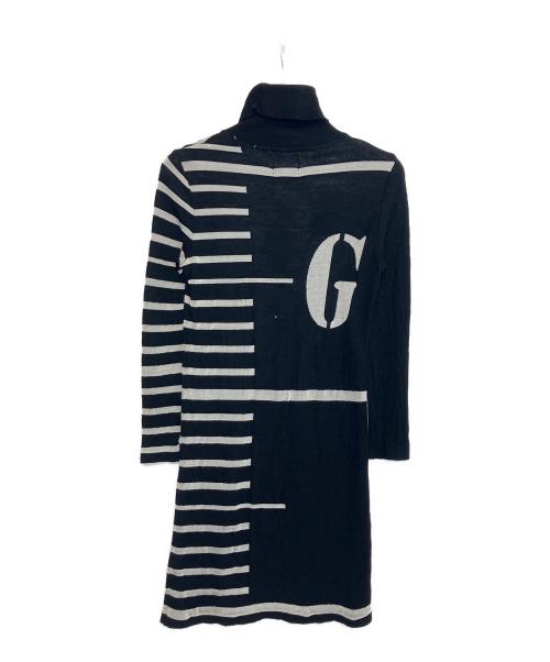 Jean Paul GAULTIER（ジャンポールゴルチェ）Jean Paul GAULTIER (ジャンポールゴルチェ) ニットワンピース ブラック サイズ:38の古着・服飾アイテム
