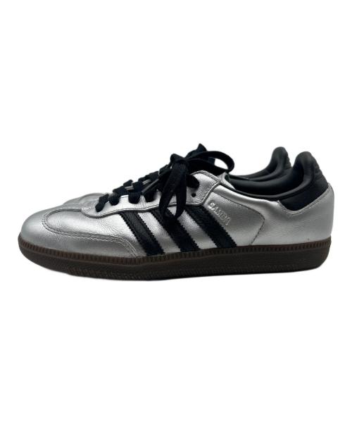 adidas（アディダス）adidas (アディダス) SAMBA シルバー×ブラック サイズ:23.5の古着・服飾アイテム