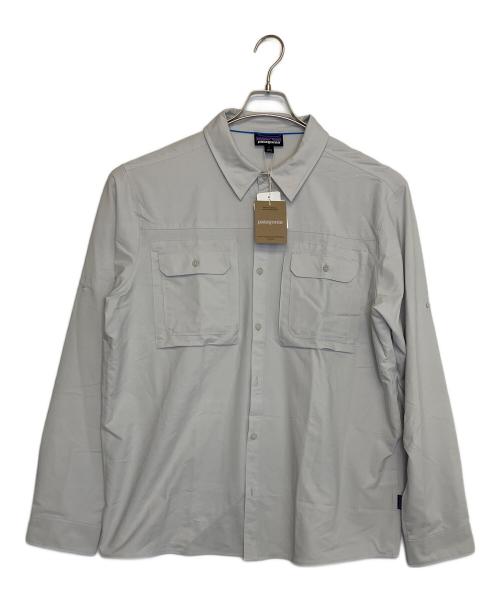 Patagonia（パタゴニア）Patagonia (パタゴニア) 長袖シャツ ライトグレー サイズ:Ｌ 未使用品の古着・服飾アイテム