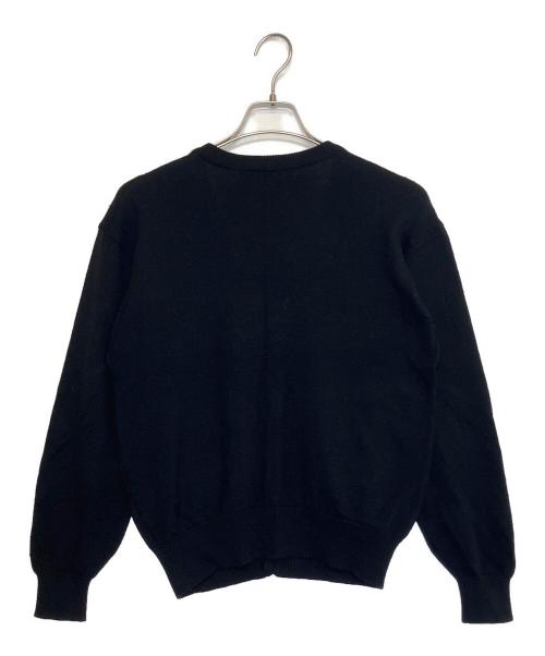 Yves Saint Laurent（イヴサンローラン）Yves Saint Laurent (イヴサンローラン) 厚手カーディガン ブラック サイズ:Mの古着・服飾アイテム