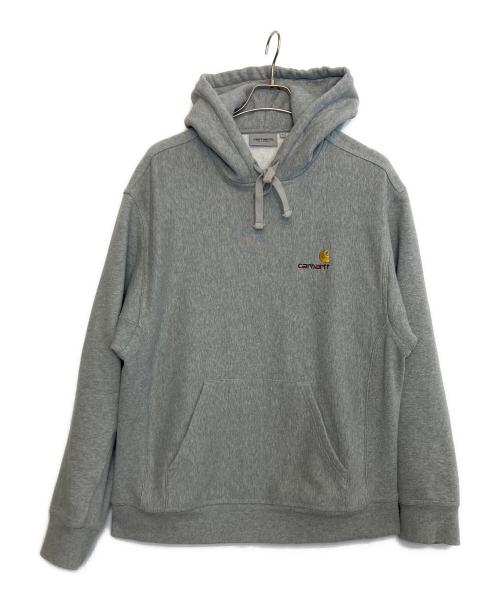 CarHartt（カーハート）CarHartt (カーハート) プルオーバーパーカー グレー サイズ:Lの古着・服飾アイテム