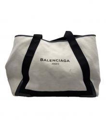 BALENCIAGA（バレンシアガ）の古着「トートバッグ」｜ブラック×ベージュ