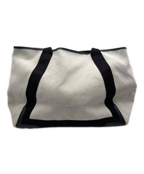 BALENCIAGA（バレンシアガ）BALENCIAGA (バレンシアガ) トートバッグ ブラック×ベージュの古着・服飾アイテム