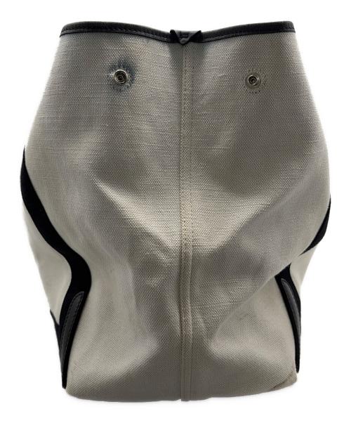 BALENCIAGA（バレンシアガ）BALENCIAGA (バレンシアガ) トートバッグ ブラック×ベージュの古着・服飾アイテム