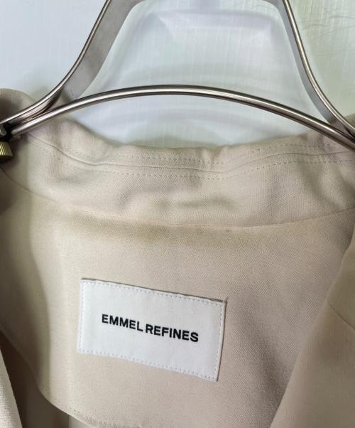 EMMEL REFINES（エメル リファインズ）EMMEL REFINES (エメル リファインズ) EMMEL REFINES エメル リファインズ FE PE チェスターコート ベージュ サイズ:Sの古着・服飾アイテム