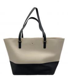 Kate Spade（ケイトスペード）の古着「トートバッグ」｜オフホワイト×ブラック