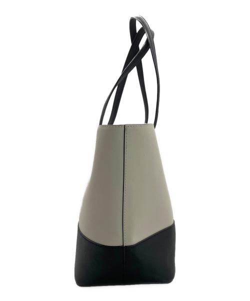 Kate Spade（ケイトスペード）Kate Spade (ケイトスペード) トートバッグ オフホワイト×ブラックの古着・服飾アイテム