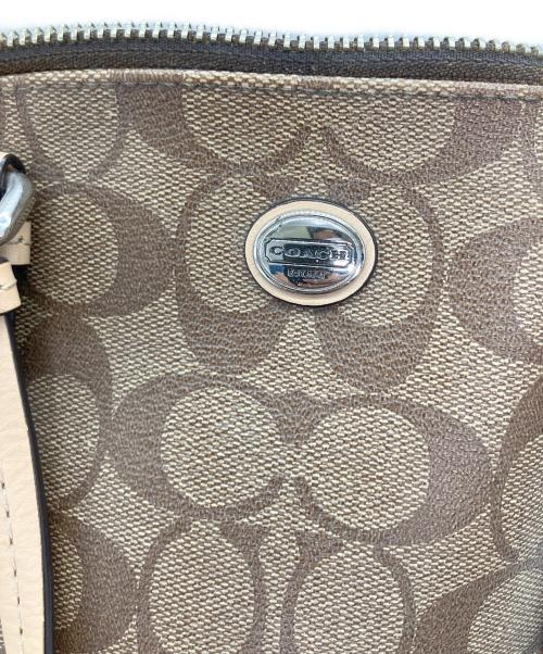 COACH（コーチ）COACH (コーチ) ショルダーバッグ ベージュの古着・服飾アイテム