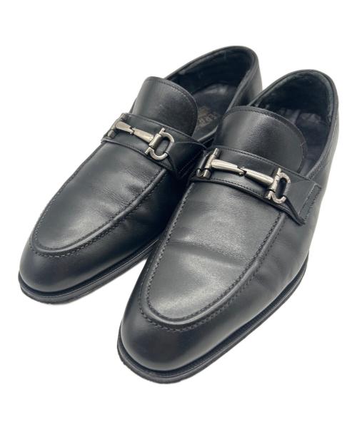 Salvatore Ferragamo（サルヴァトーレ フェラガモ）Salvatore Ferragamo (サルヴァトーレ フェラガモ) ビジネスシューズ ブラック サイズ:7の古着・服飾アイテム