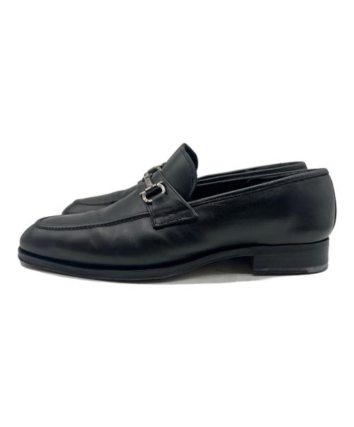 Salvatore Ferragamo（サルヴァトーレ フェラガモ）Salvatore Ferragamo (サルヴァトーレ フェラガモ) ビジネスシューズ ブラック サイズ:7の古着・服飾アイテム