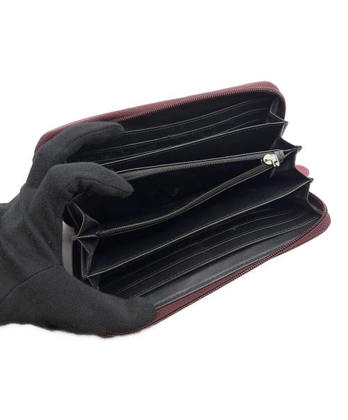 Genuine（ジェニュイン）Genuine (ジェニュイン) ラウンドファスナー長財布 ボルドー 未使用品の古着・服飾アイテム