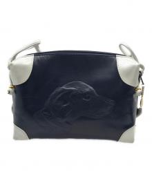 KITAMURA（キタムラ）の古着「ショルダーバッグ」｜ホワイト×ネイビー