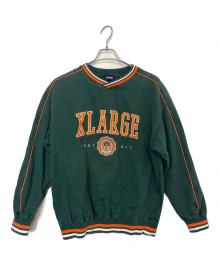 X-LARGE（エクストララージ）の古着「スウェット」｜グリーン