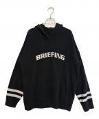 BRIEFINGブリーフィング）の古着「パーカー」｜ブラック