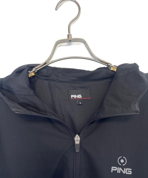 PiNG（ピン）PiNG (ピン) ゴルフウェア(トップス) ブラック サイズ:Ｌの古着・服飾アイテム