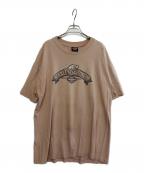 HARLEY-DAVIDSON×Hanesハーレーダビッドソン×ヘインズ）の古着「Tシャツ」｜ベージュ